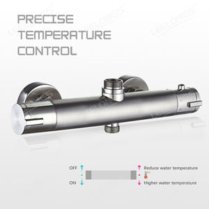 Xingbo — système de douche de salle de bain à double tête, ensemble de douche <span class=keywords><strong>thermostatique</strong></span> mural - Product Image 6