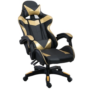 Silla ergonómica de Gaming <span class=keywords><strong>para</strong></span> <span class=keywords><strong>niñas</strong></span> y mujeres, sillón de <span class=keywords><strong>escritorio</strong></span> con soporte Lumbar, abatible hacia arriba, brazos, reposacabezas de cuero PU - Product Image 4