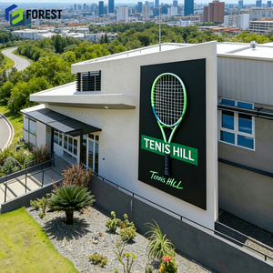 อาคารกีฬาเชิงพาณิชย์โครงสร้างเหล็กคุณภาพเยี่ยม ทนทาน ป้องกันสภาพอากาศ ดีไซน์ทันสมัย แบบโมดูลาร์ ช่วงกว้าง โปร่งแสง - Product Image 1