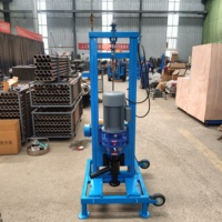 Foreuse de puits d'eau électrique motorisée 100m, machine de forage hydraulique pour l'approvisionnement en eau des fermes