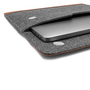 Estuche delgado de tamaño personalizado con funda para portátil de fieltro - Product Image 5