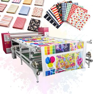 Presse à chaud automatique à sublimation par transfert d'huile, imprimante à plat multicolore, neuve ou d'occasion, essentielle pour les transferts thermiques - Product Image 1