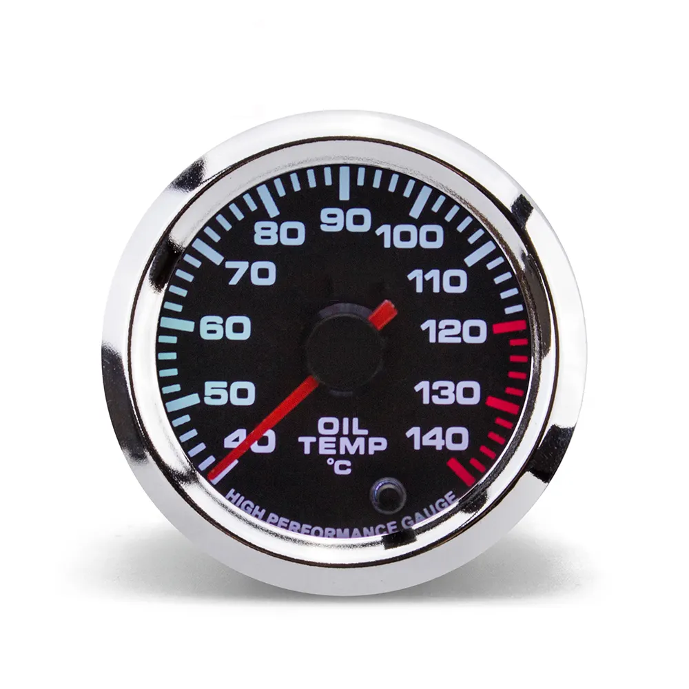 Custom 52Mm 40-140 Celsius Zeven Kleuren Digitale Olie Temperatuurmeter Auto Meter Voor Raceauto