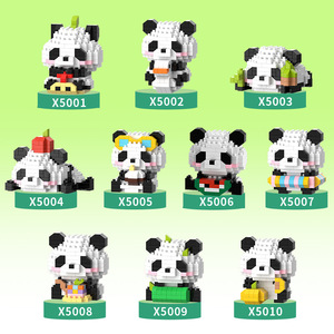 Juguete Educativo de Construcción de Modelos, Bloques de Construcción Hechos a Mano, Ladrillos de Animales, Set de Panda DIY, Regalos de Cumpleaños - Product Image 6