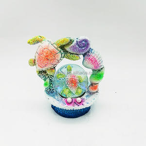 Bán Buôn Điêu Khắc Polyresin Bãi Biển Quà Tặng Lưu Niệm Thiết Kế Độc Đáo Tượng Rùa Thủ Công Bằng Nhựa Resin Hình Cá Heo Đại Dương Nhiệt Đới - Product Image 5