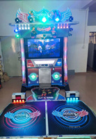 Parc d'attractions commercial intérieur, salles d'arcade attrayantes, appareils de centre commercial, danse, machine de jeu d'arcade de danse Revolution