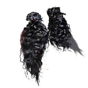 Vente en gros de mèches de cheveux humains indiens bruts MX Hair, grade 12A, Remy non traités, 100% cuticules alignées, double trame machine, pour tissage - Product Image 1