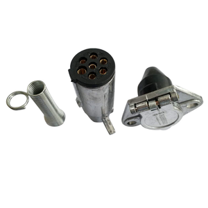 Pièces de semi-<span class=keywords><strong>remorque</strong></span>, adaptateurs de connecteur de câble à <span class=keywords><strong>7</strong></span> broches robustes, prise ronde à <span class=keywords><strong>7</strong></span> broches pour camion - Product Image 1