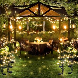 Lámparas Solares LED para Jardín con Forma de Fuegos Artificiales, Resistentes al Agua IP65, con Batería, para Casa de Campo, Terraza, Balcón, PVC - Product Image 6