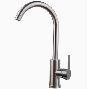 Modern Kitchen Faucet with Pull Down Sprayer Brushed Gold Finish Sink Mixer - Product Image 2