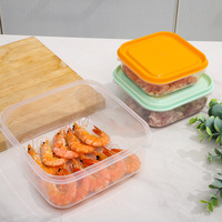 Transparante keukenopbergdoos Voedselcontainer Koelkastorganizer Snacks Noten Fruit Opbergdoos Potten WB08082