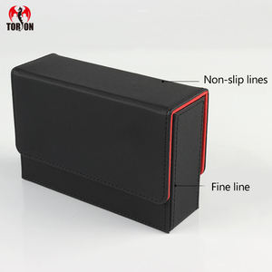   Boîte à cartes à collectionner en cuir PU OEM, capacité 200 cartes, avec logo personnalisé, contient plus de 120 cartes à simple pochette pour Yu-Gi-Oh TCG/CCG - Product Image 4