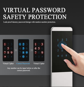 Cerradura Inteligente de Seguridad Grado C para Puerta de Hotel, Apartamento o <span class=keywords><strong>Airbnb</strong></span> con Acceso por Código/Llave/Tarjeta - Product Image 3