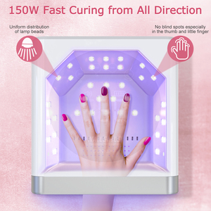 Đèn làm móng <span class=keywords><strong>UV</strong></span> <span class=keywords><strong>LED</strong></span> chuyên nghiệp màn hình LCD lớn, sử dụng tại nhà, máy sấy móng di động - Product Image 2