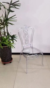 Silla de plástico acrílico transparente de <span class=keywords><strong>resina</strong></span> Cristal de comedor <span class=keywords><strong>exterior</strong></span> fiesta de banquete de boda - Product Image 6