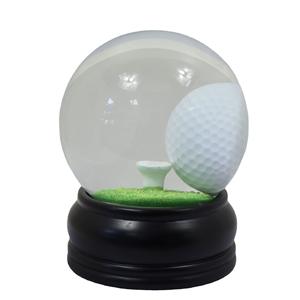 Divertido único personalizado resina deportes Golf nieve cúpula agua nieve bola cristal globo regalo espuma nieve globo - Product Image 1