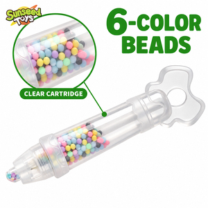 Sunseed <span class=keywords><strong>Kids</strong></span> Dinosaur Educatief DIY Kralenpennenset Creatieve knutselset 4 dinosaurusontwerpen Koelkastmagneten Tasbedels Cadeau voor - Product Image 6