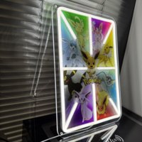 Letrero de Luz LED de Neón Estilo Anime RGB IP65, Arte de Pared Acrílico Hecho a Mano, Diseño Personalizado Gratuito, Impresión UV, Regulable, Alto CRI 95