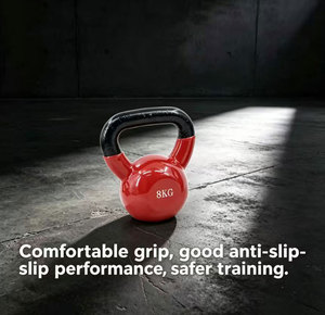 Kettlebell de compétition en fonte 5-25 kg pour entraînement à domicile – Durable, écologique, portable, revêtement en caoutchouc, unisexe - Product Image 1