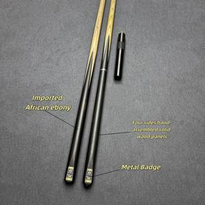 Hot Sale Omin Handmade 3/4 &amp; One Piece Snooker Cue, Ash Wood Shaft with 9.5mm/10mm Tip Professional Billiard Cue - Product Image 4
