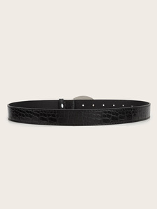 Nouveau Designer 2.8cm Largeur Crocodile Motif Femmes Ceintures En <span class=keywords><strong>Cuir</strong></span> Dames Robe Ceintures pour Jeans Maigre Rétro Y2K PU Ceintures En <span class=keywords><strong>Cuir</strong></span> - Product Image 6