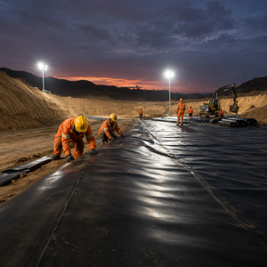 Geomembrana de HDPE de Alta Resistencia de 3.00 mm para Contención de Productos Químicos Peligrosos, Lámina para Almacenamiento y Procesamiento de Productos Químicos Industriales - Product Image 5