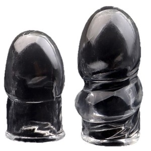 Jouets sexuels, gaine de pénis en forme de dent de loup, accessoires SM, pour couples, stimulation clitoridienne, aides sexuelles, allongement et épaississement - Product Image 2