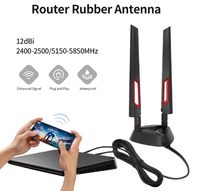 Antenne CPE Pro pour routeur WiFi externe 5G 4G LTE 3G GSM, base magnétique TS9 RP-SMA mâle, longue portée