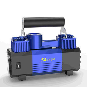 Gonfleur <span class=keywords><strong>de</strong></span> pneus numérique en métal 12V automatique, double cylindre, jauge 150psi, lumière d'urgence, pompe à compresseur portable DC, certifié CE - Product Image 2