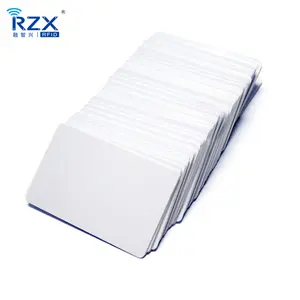 Großhandel Lager Zugangs kontroll karte kontaktlose Nähe TK4100 EM4305 T5577 RFID-Chip PVC Smart Blank-Karte