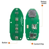 Clé intelligente universelle Lonsdor NS30-01 pour Nissan/Infiniti, 3 boutons, ID46/ID47/ID4A, réglable 315/433 MHz, compatible avec K518 PRO/KW100