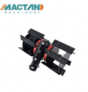 Accessoire multifonctionnel pour tondeuse à gazon et débroussailleuse avec lames interchangeables, roue optionnelle pour ameublir le sol, creuser des tranchées et désherber - Product Image 3