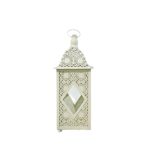 Lanterna Marocchina Ferro Traforato Portacandele Vintage Festa Ambiente Decorazione Casa Artigianato - Product Image 6