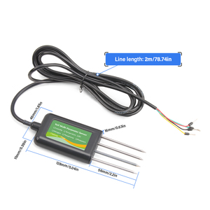 RS485土壤多参数传感器 | 8合1 EC酸碱度NPK温度湿度检测 | 农业和温室使用 - Product Image 2