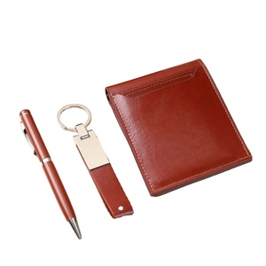 Executive <b>Gift</b> <b>Set</b>: Business Card Holder, Pen, Keychain & Wallet - Premium Corporate <b>Gifts</b> - Product Image 3