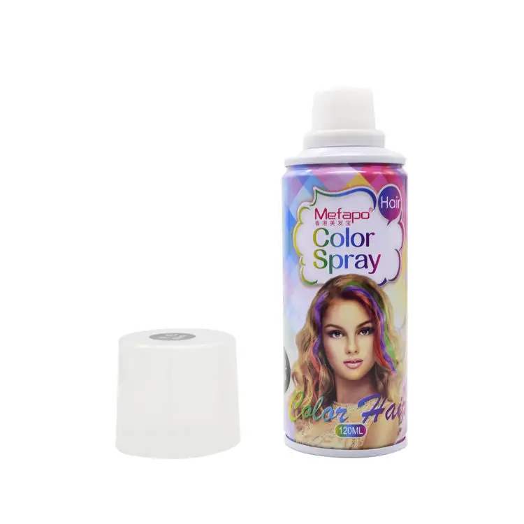 Venta al por mayor de tinte temporal lavable para el cabello semi permanente para mujeres