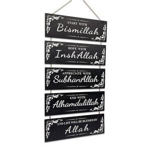 ป้ายไม้แขวนของตกแต่งบ้านติดผนังจี้ไม้คำขวัญป้ายตกแต่งวันพีชแบบกำหนดเอง - Product Image 5