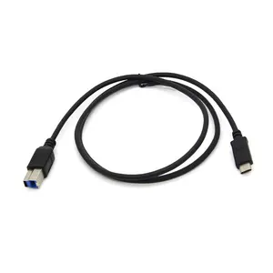 Alta Qualidade USB 3.0 Tipo B para USB Tipo C Printer Cable 1m
