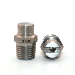 Buse de nettoyage industrielle H-VV 1/4 pouce, haute pression, jet de lavage MEG, ventilateur plat, buse de pulvérisation pour balayeuse de route - Product Image 1