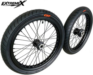 Jantes à rayons noires de 17 pouces pour <span class=keywords><strong>Sur</strong></span>-Ron Light Bee, amélioration pour moto tout-terrain - Product Image 5