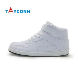 2021 New Fashion High Top Calzado deportivo para niños Zapatillas blancas para niños y niñas - Product Image 2