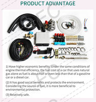Kit de conversion GPL/GNC 5ème génération 4 cylindres pour véhicules automobiles et générateurs – Meilleur prix FC pour équipement à injection de carburant 4Cyl BRC