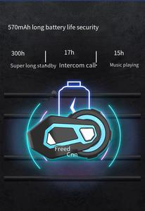 Xe Máy Mũ bảo hiểm cho <span class=keywords><strong>Bluetooth</strong></span> <span class=keywords><strong>Intercom</strong></span> Tai nghe không thấm nước <span class=keywords><strong>FM</strong></span> ABS chất liệu âm nhạc chia sẻ và tay đua nhóm nói chuyện - Product Image 3