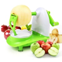 Duurzame plastic handmatige multifunctionele fruitenschiller met roestvrijstalen mes, makkelijk schoon te maken, handmatige appelenschilmachine 2026