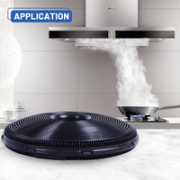 Filtre à air électrique au charbon actif YUNDA en gros pour hotte de cuisine - Conception carrée pour la capture de la fumée et des impuretés