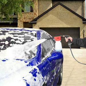 Pistolet à mousse pour nettoyage de voiture Pulvérisateur d'<span class=keywords><strong>arrosage</strong></span> <span class=keywords><strong>Tuyau</strong></span> d'<span class=keywords><strong>arrosage</strong></span> 0.9L Snow <span class=keywords><strong>Foam</strong></span> Cannon Bottle <span class=keywords><strong>Lance</strong></span> Gun - Product Image 6