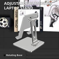 Support de tablette réglable en hauteur en alliage d'aluminium, support de téléphone