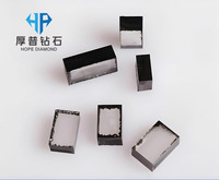 Plaques de diamant monocristallin CVD de qualité industrielle, diamant synthétique pour applications de fenêtres optiques