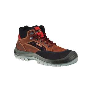 Remisberg Bota DE SEGURIDAD Sherpa talla 40 marrón/rojo S3 EN ISO 20345 cuero nobuk - Product Image 1