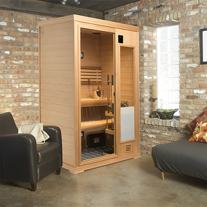 Sauna de vapor húmedo de cedro rojo <span class=keywords><strong>canadiense</strong></span> para 1 persona de madera de buena calidad - Product Image 1